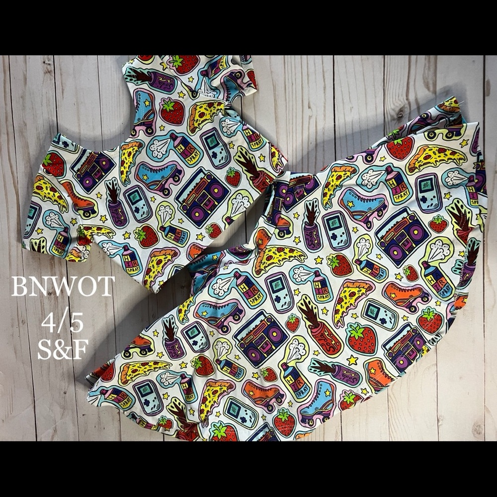 90s Inspired Two Piece Set